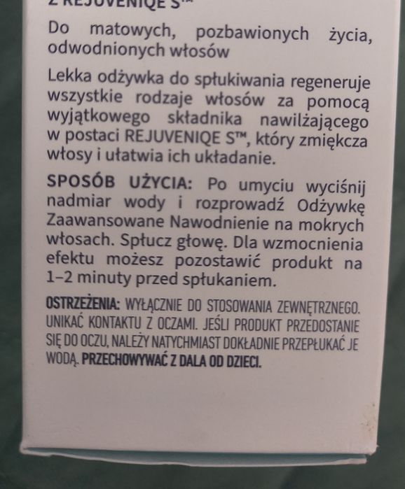 Odżywka Monat Advanced Hydrating plus gratis