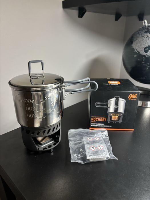 Kuchenka turystyczna Esbit Cookset Stainless steal 585 ml