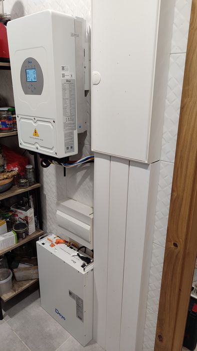 Установка подключение инвертора Deye, Solax . Підключення інвертора