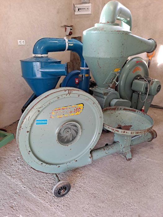 Dmuchawa do zboża ssąco tłocząca zasypowa duża wydajność podajnik