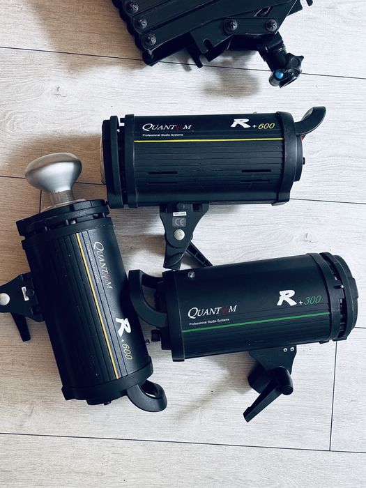 Lampa studyjna Quantuum R +600 x 2 szt. R +300, pantograf gratis