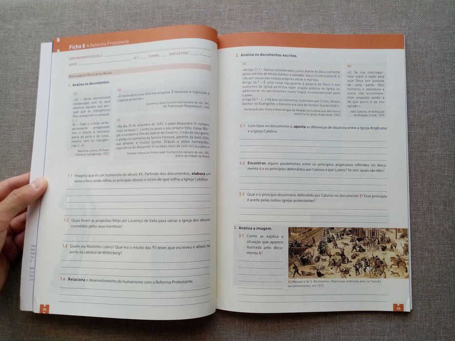 Caderno de atividades de História 8º ano- "Hora H 8"