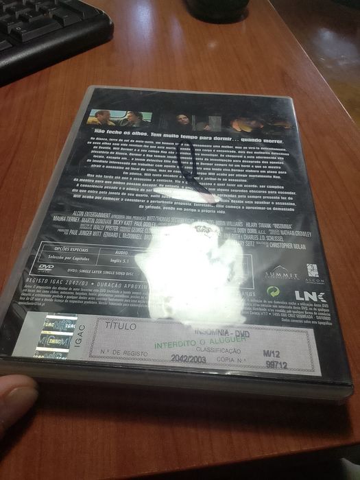 Dvd filme Insonia