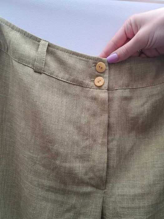 Lniane spodnie Safari Woman, rozmiar 38 – naturalna elegancja na lato