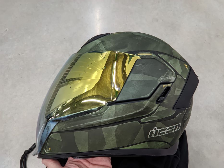 Capacete mota  Icon BATTLESCAR 2 Airflite GREEN – Tamanho S