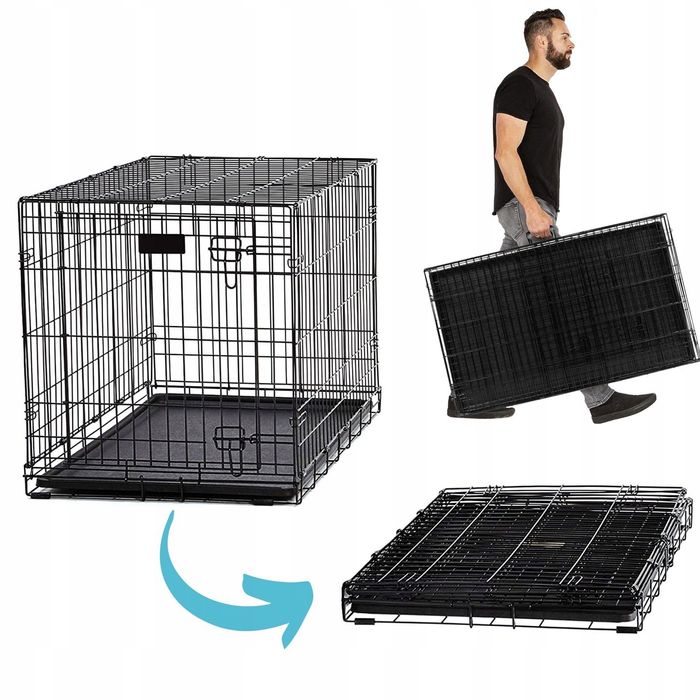 Клітка для тварин металева розкладна—Вольєр для собак, цуценят НОВИЙ‼️