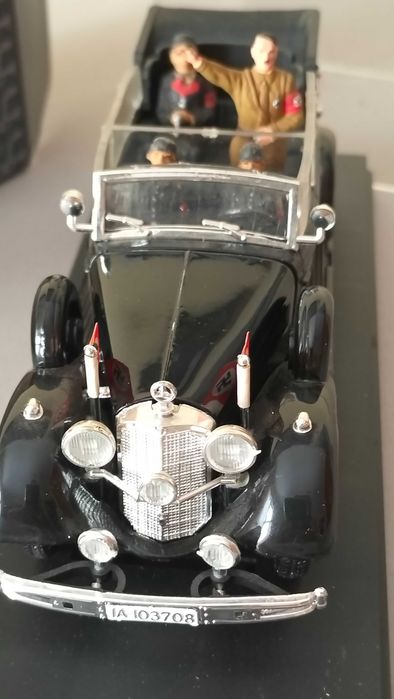 Raríssimo. RIO Itália 1/43 - Mercedes 770K - O carro de Hitler - Com caixa. Portes inclusos.