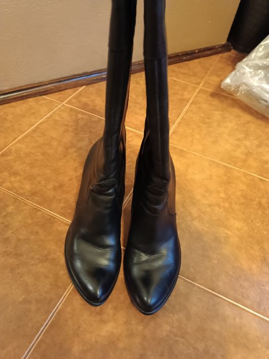 Buty zimowe z naturalnej skóry Baldaccini