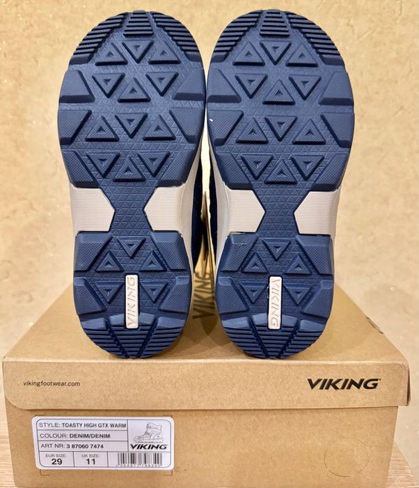 Зимові черевики Viking Gore-Tex 29 р.,устілка 19,4 см,ширина 7 см,нові