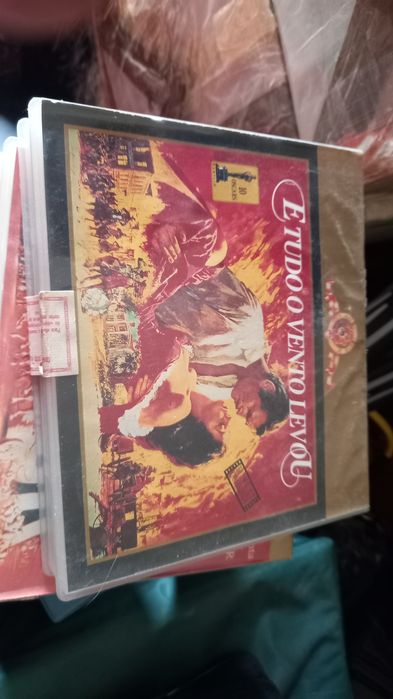 4 Edições Filmes VHS Colecionador - Ben Hur x2 / E tudo o vento Levou / Once upon a Time In America