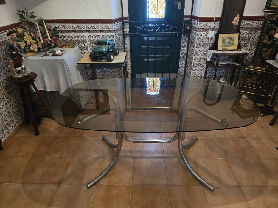 Mesa de vidro...