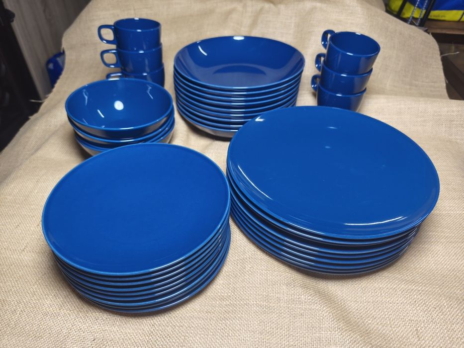 IKEA Blue Dish Set, 37 Pieces64738117651587121
