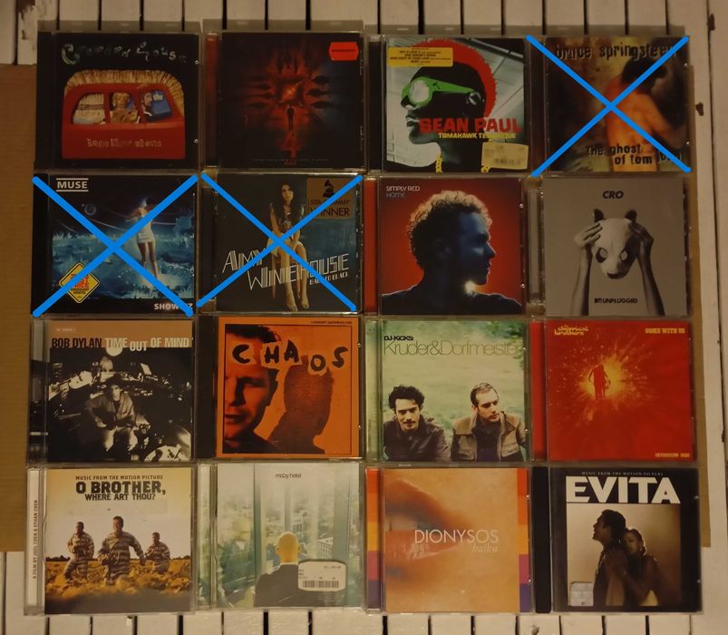 72 CD de Pop / Rock / Eletronic / Soundtracks (desde 3€)