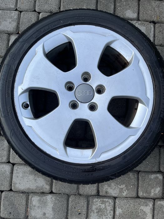 Alufelgi 5x112 17 cali Audi A3 A4 opony 225/45/17 zamiana