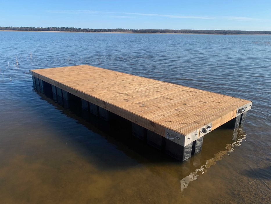 Pomost pływający 2x6 m aluminiowy – modułowy