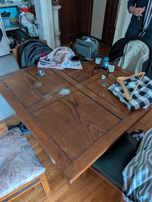 Mesa e cadeiras vintage