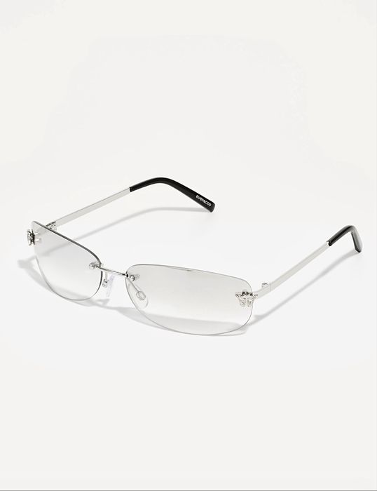 Жіночі прозорі окуляри іміджеві в стилі miu miu оправа прозрачные очки