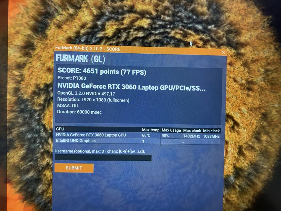 Ігровий ноутбук MSI GF65 Thin 10UE | RTX 3060 | i5-10500H | 144Hz | 16GB | SSD 512
