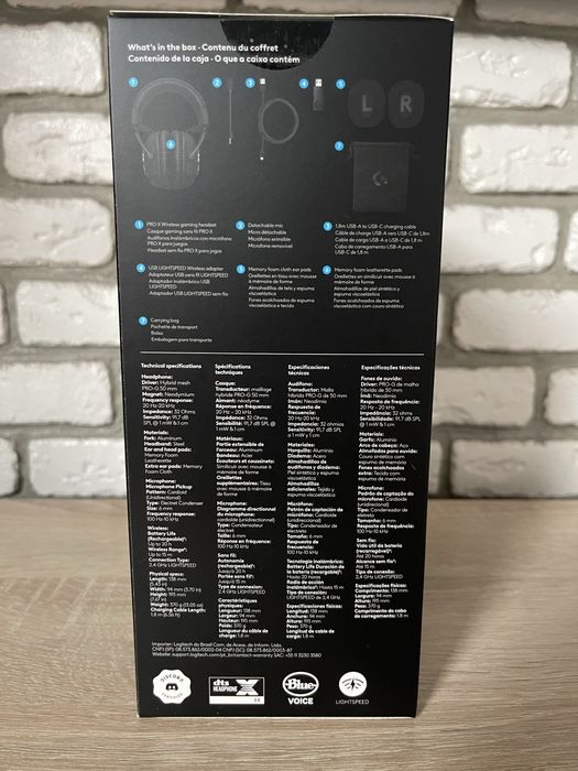 Навушники Logitech G Pro X Wireless Lightspeed (нові/оригінал)