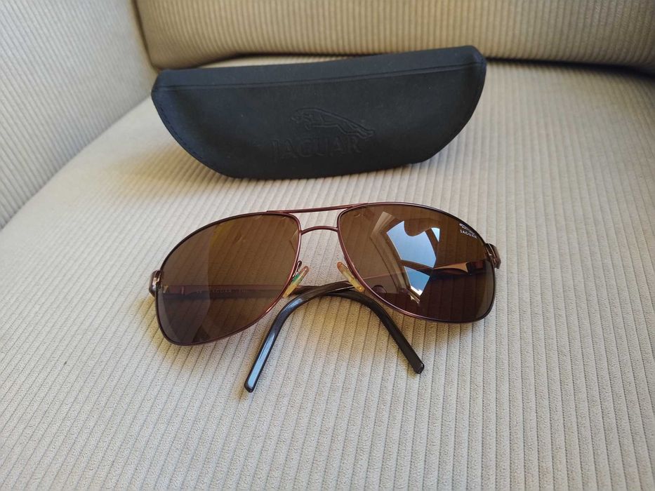 Óculos sol Jaguar, modelo piloto, aviador, FMG