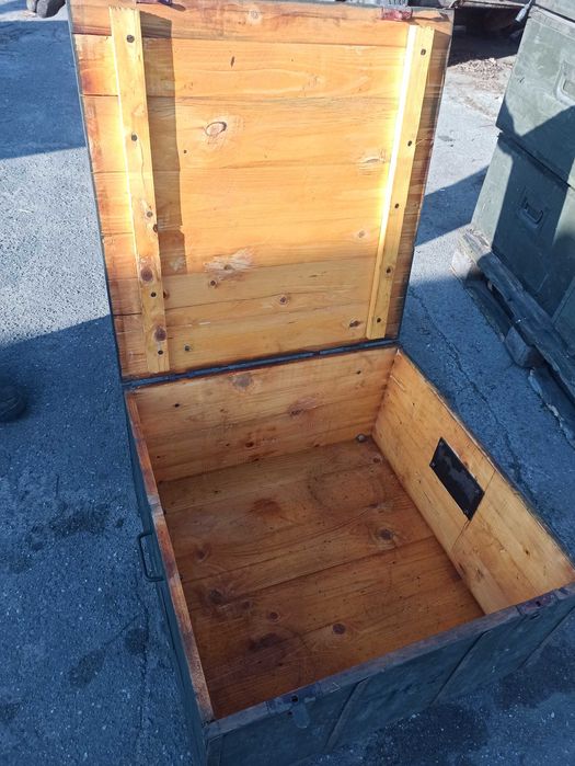 Skrzynka drewniana wojskowa 69x69x 39cm