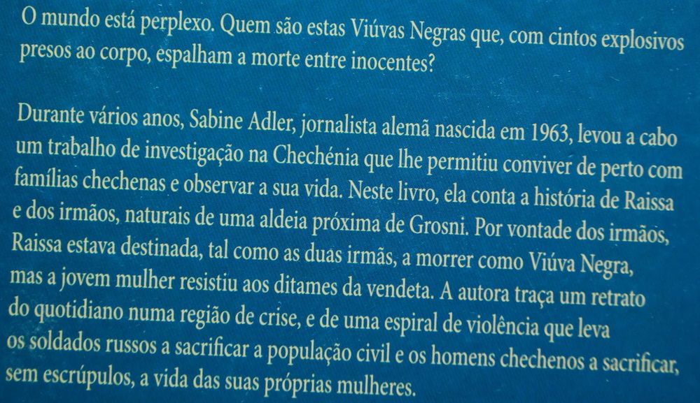 Viúvas Negras de Sabine Adler