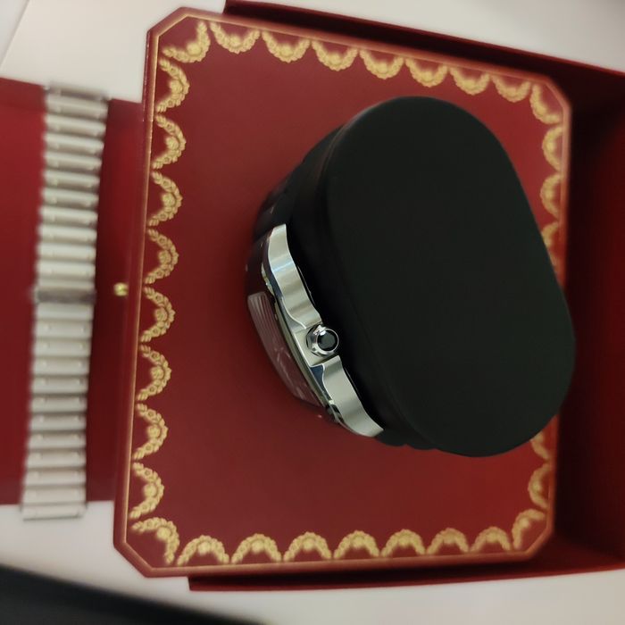 Cartier Santos WSSA0037 ADLC bezel