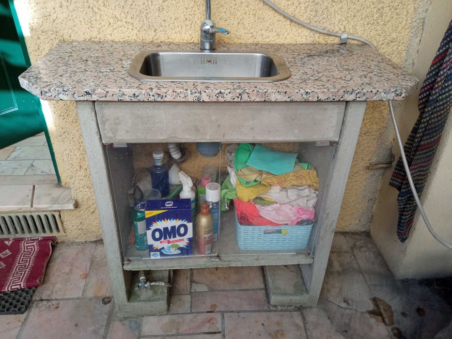 Bancada Lava Loiça de Jardim/Barbecue