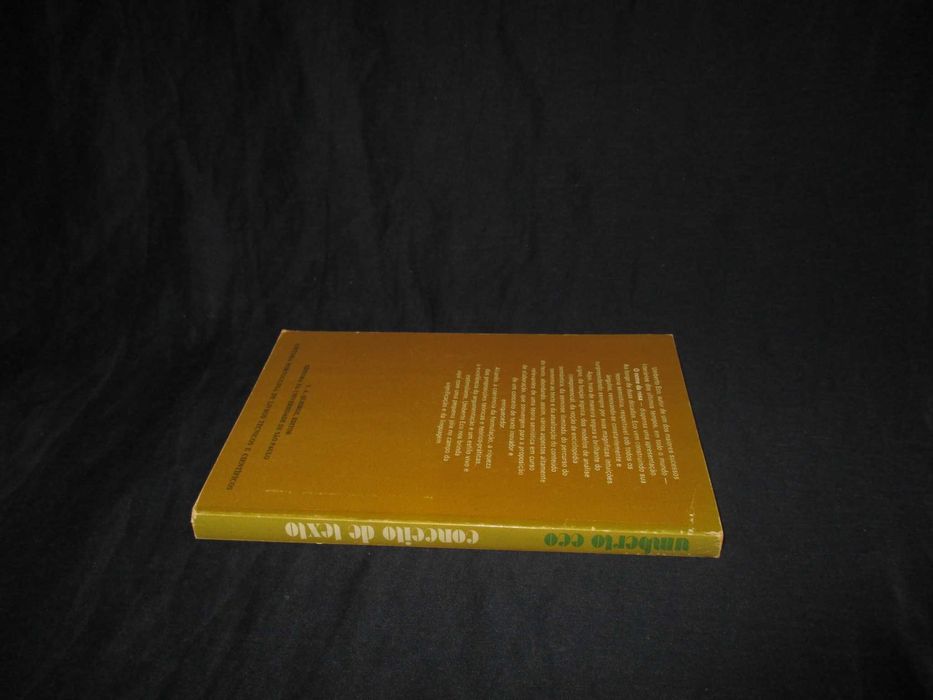 Livro Conceito de Texto Umberto Eco