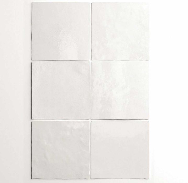 Equipe Artisan White 13,2x13,2 Białe Płytki Ścienne Glazura Połysk