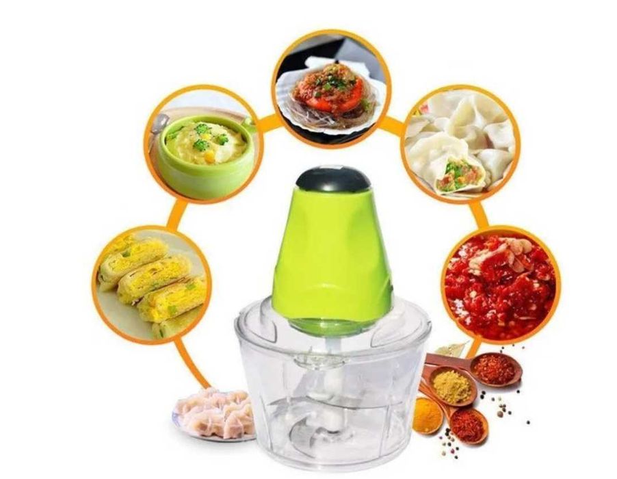 Кухонный измельчитель с двухъярусным лезвием