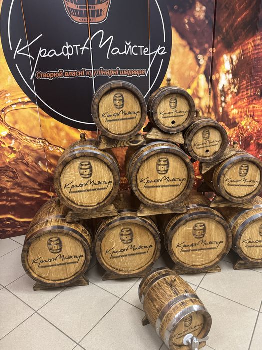 Дубова бочка 5л-50л - купити бочку для витримки алкоголю, віскі, вина