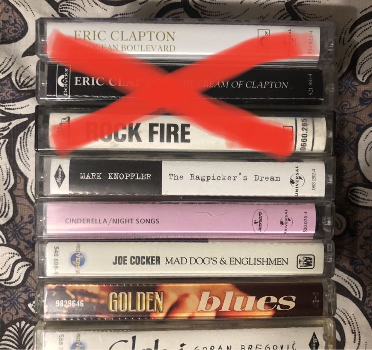 Студийные кассеты ,Metallica,Scorpions,Queen …