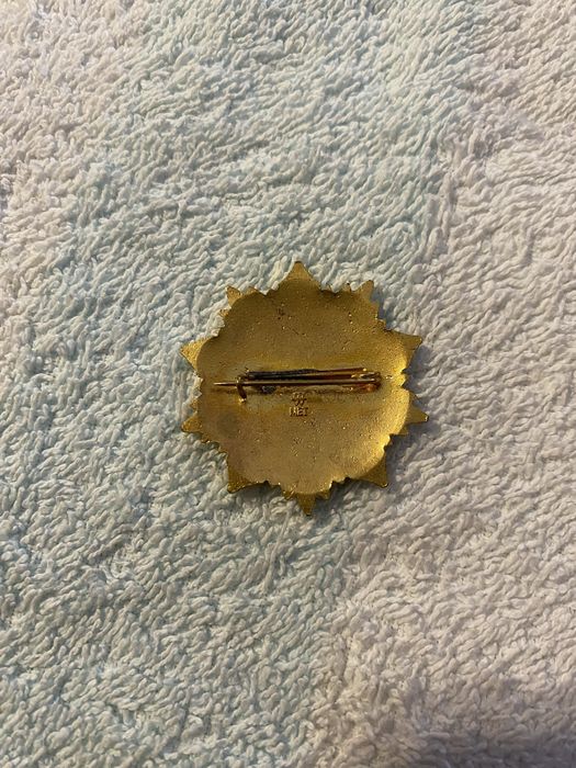 Odznaka PRL Za Zasługi Kolejarz złocona