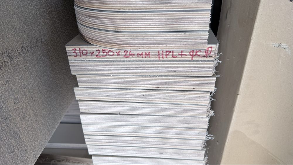 Фанера ФСФ 24 мм и 26 мм ФСФ+HPL, 10 мм