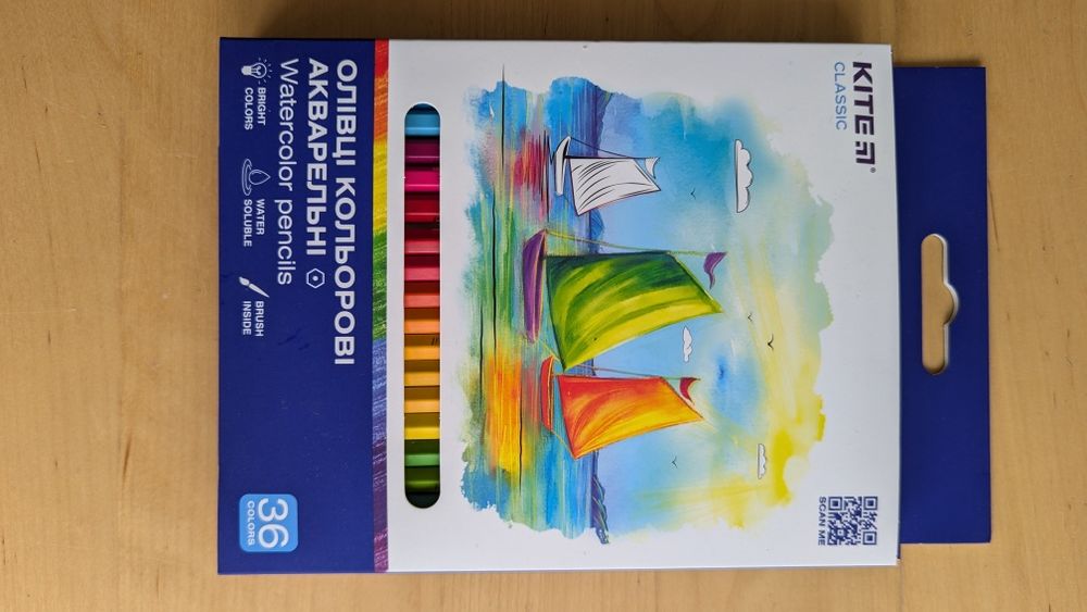 Ołówki akwarelowe 36 Kete