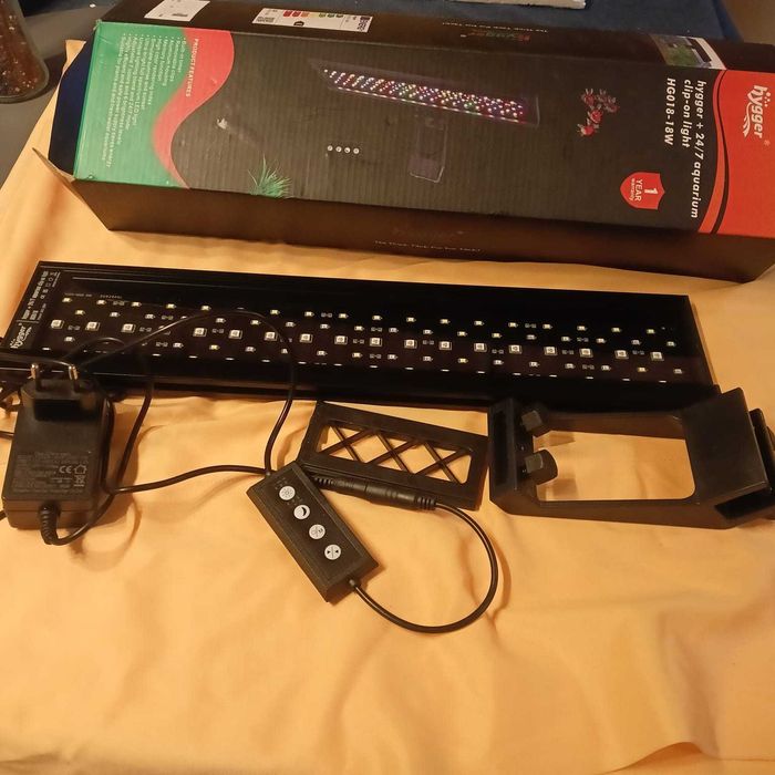 hygger HG018 panel led oświetlenie do akwarium terrarium bez pokrywy