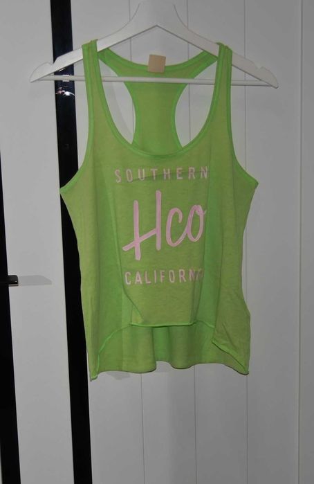 Hollister neonkowa bluzka bokserka 36 S