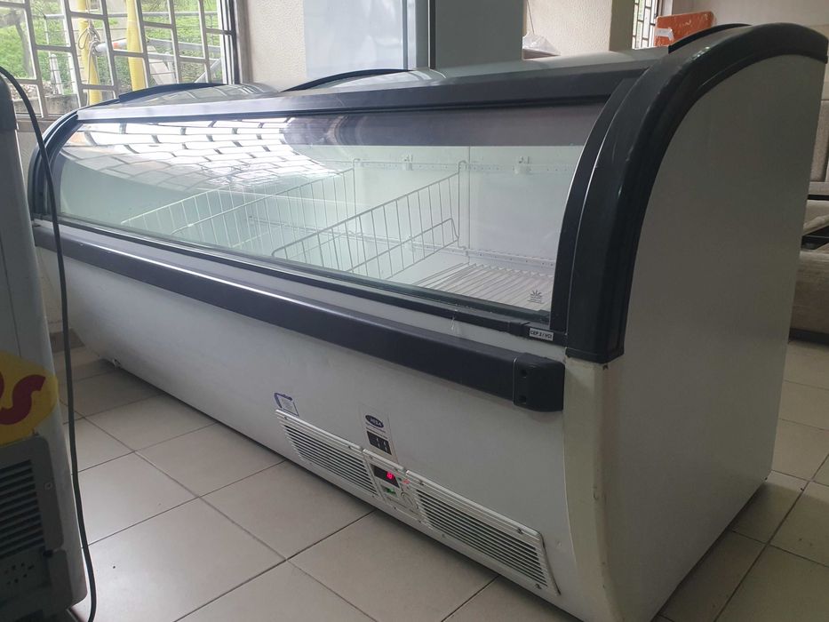 Arca vitrine congelação digital