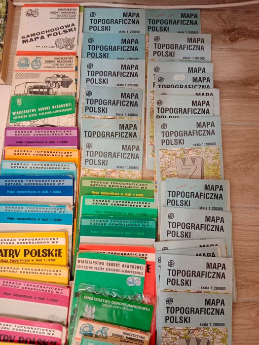 Mapy topograficzne Polski