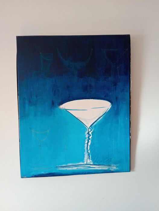 Quadro a oleo de Gizela Campos