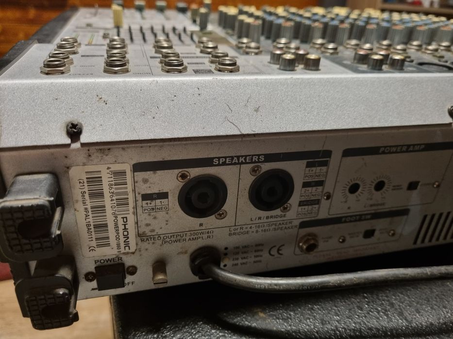 Wzmacniacz mikser Phonic POWERPOD 1860 II