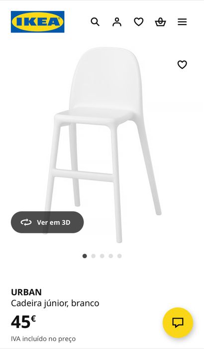 Cadeira júnior URBAN Ikea