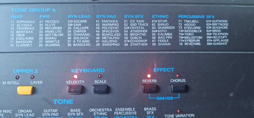 Roland e38 keyboard E