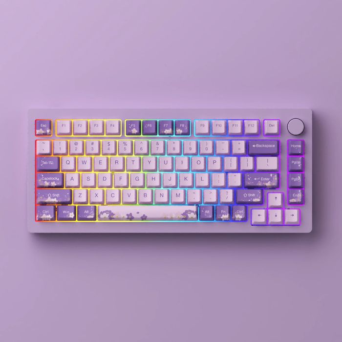 Механічна клавіатура MonsGeek M1 Wireless / M1W, фіолетова