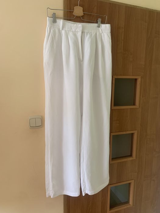 Lniane spodnie 40
