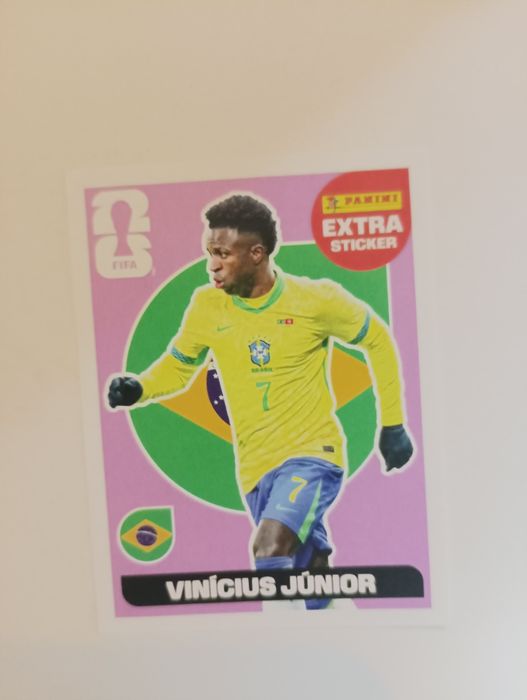 Cromo Extra Vinicius Junior  Roxo Mundial 2026