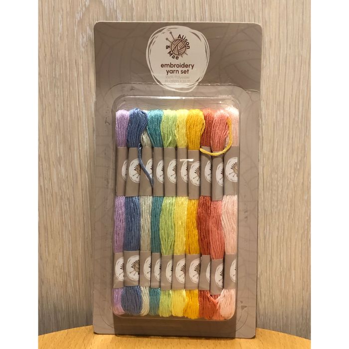 Набір ниток для вишивання Alison & Mae, пастельні кольори