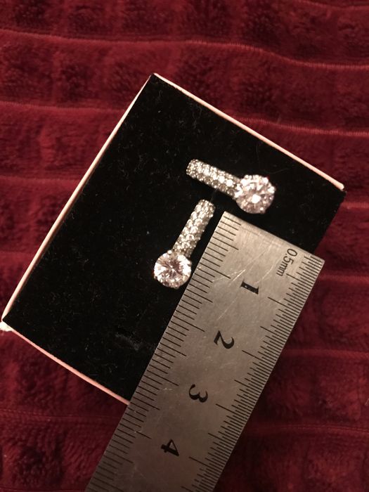 Срібні сережки.