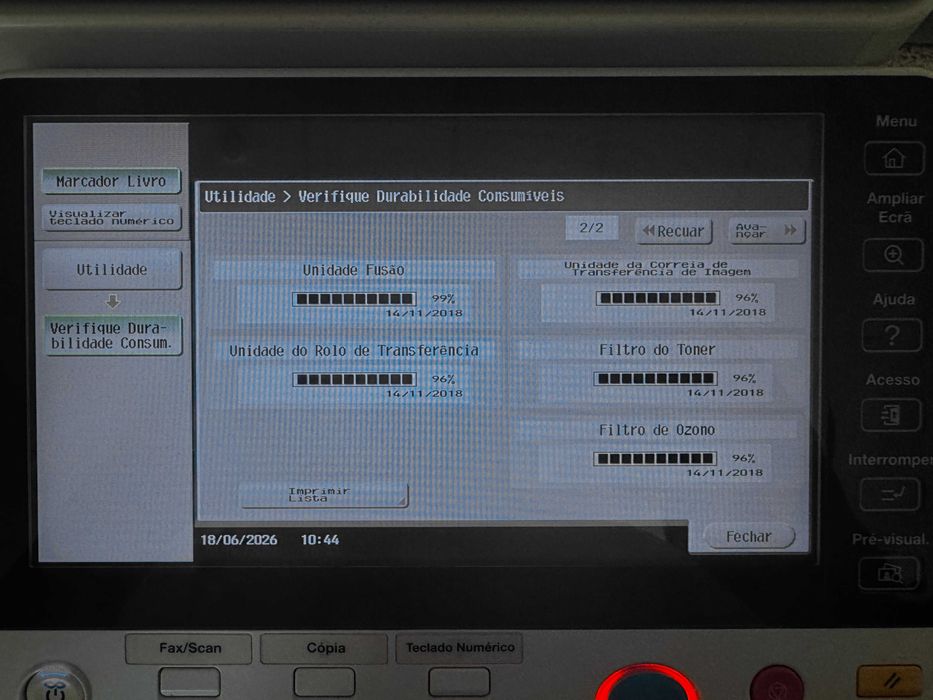 Impressora multifunções A3 - Konica Minolta bizhub C454e